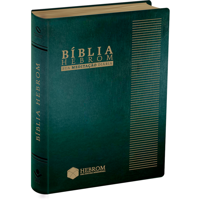 BÍBLIA HEBROM: SUA MEDITAÇÃO DIÁRIA NAA - VERDE