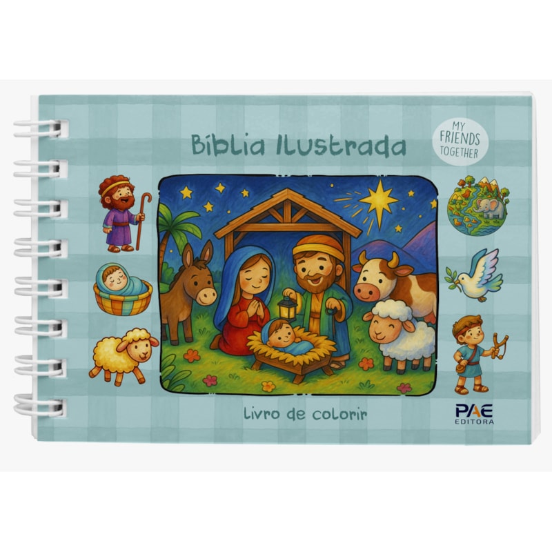 Bíblia Ilustrada - Livro de Colorir