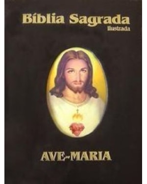 BÍBLIA ILUSTRADA LUXO - GRANDE - PRETA
