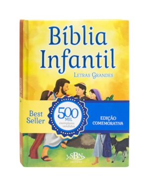 BÍBLIA INFANTIL (LETRAS GRANDES) (EDIÇÃO COMEMORATIVA)
