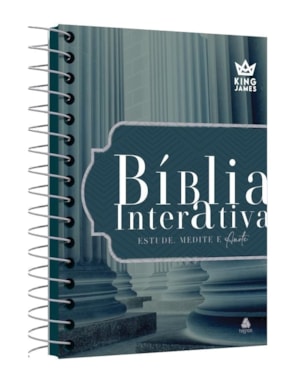 Bíblia Interativa Estude, Medite e Anote: Modelo amparo - King James - BKJ