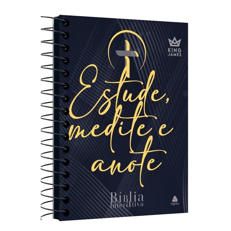 Bíblia Interativa Estude, Medite e Anote: Modelo Tradição - King James - BKJ