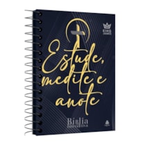 Bíblia Interativa Estude, Medite e Anote - Tradição Classica estilizada: King James - BKJ