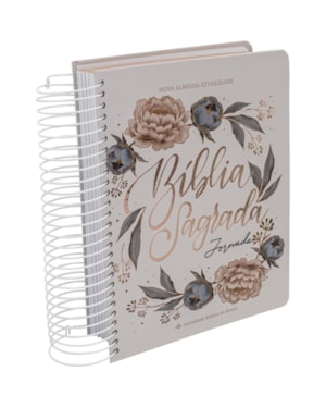 BÍBLIA JORNADA NAA, LETRA REGULAR, COM MAPA, CAPA ESPIRAL FLORAL: NOVA ALMEIDA ATUALIZADA (NAA)