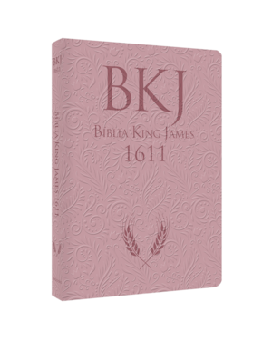 BIBLIA KING JAMES 1611 ULTRAFINA AMPLIADA - ROSE GOLD