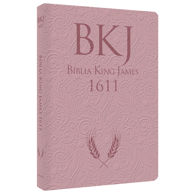 BIBLIA KING JAMES 1611 ULTRAFINA AMPLIADA - ROSE GOLD