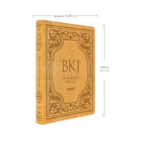 BÍBLIA KING JAMES FIEL 1611 EXTRA GIGANTE - CAPA CASTANHA