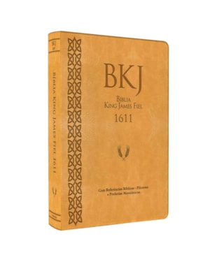 BÍBLIA KING JAMES FIEL 1611 - STANDARD CAPA CARAMELO