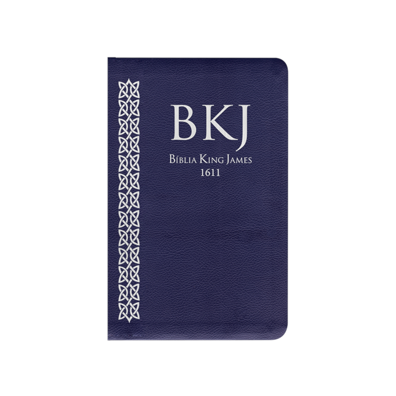 BÍBLIA KING JAMES FIEL 1611 ULTRAFINA AZUL