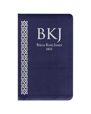 BÍBLIA KING JAMES FIEL 1611 ULTRAFINA AZUL