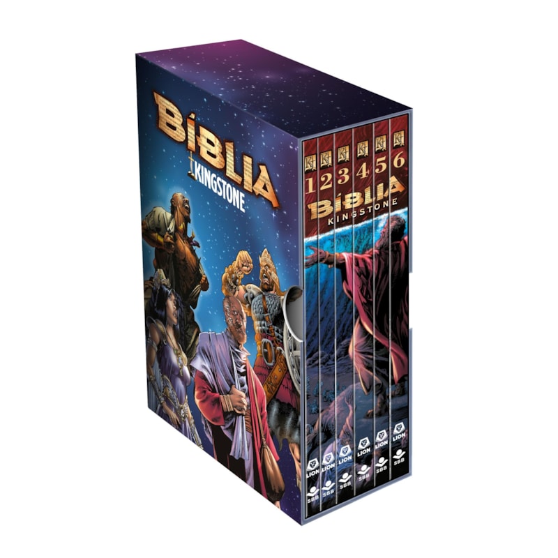 BÍBLIA KINGSTONE - BOX COM 6 VOLUMES: BÍBLIA COMPLETA EM QUADRINHOS