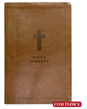 Bíblia letra gigante NVI - marrom c/índice - Mapas Mentais