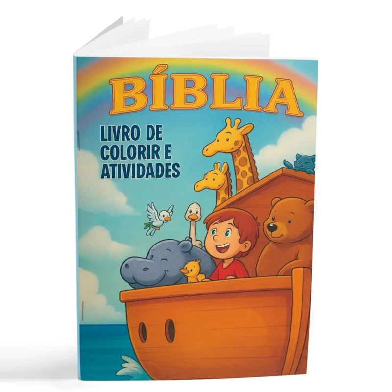BÍBLIA LIVRO DE COLORIR E ATIVIDADES
