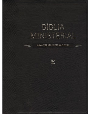 Bíblia ministerial - NVI - Capa preta luxo