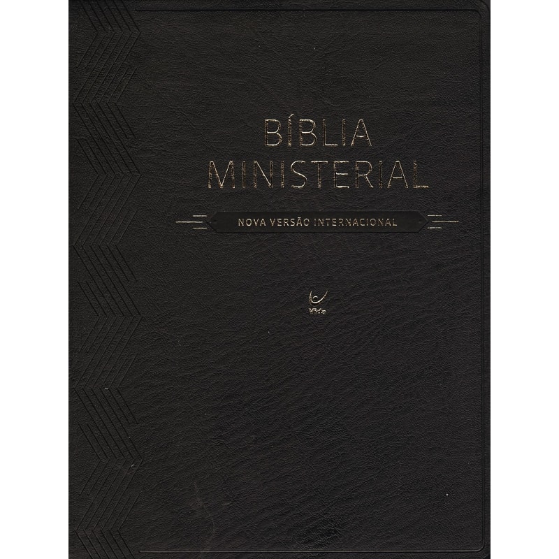 Bíblia ministerial - NVI - Capa preta luxo