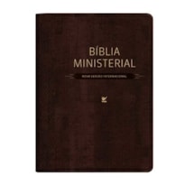 Bíblia ministerial - NVI - Marrom escuro
