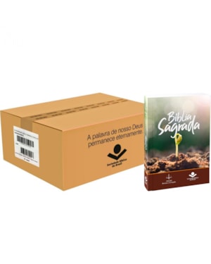 BÍBLIA MUDE O BRASIL PELA BÍBLIA ARC, LETRA REGULAR, CAPA BROCHURA - 52 BIBLIAS: ALMEIDA REVISTA E CORRIGIDA (ARC)