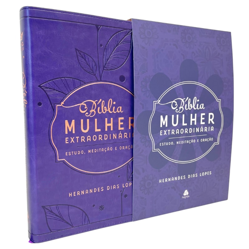 BÍBLIA MULHER EXTRAORDINÁRIA - ESTUDO, MEDITAÇÃO E ORAÇÃO - LILÁS: HERNANDES DIAS LOPES