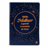 Bíblia Mulher Segundo o Coração de Deus - Azul