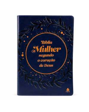 Bíblia Mulher Segundo o Coração de Deus - Azul