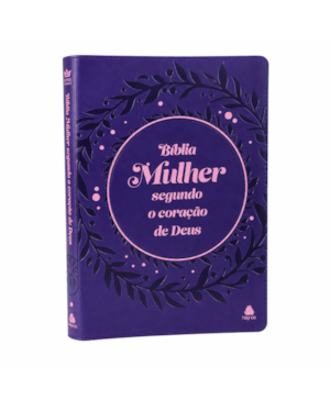Bíblia Mulher Segundo o Coração de Deus - Lilás