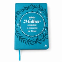 Bíblia Mulher Segundo o Coração de Deus - Turquesa