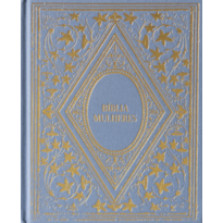 Bíblia Mulheres NAA - 1 Coluna Capa Dura Vintage Azul: Por Viviane Martinello