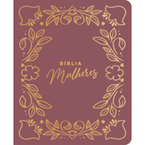 Bíblia Mulheres Nvt - Duas Colunas - Frame Floral Pink: por Viviane Martinello