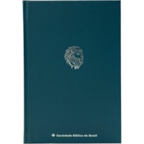 BÍBLIA NAA, INDIGO, CAPA DURA | SBB | CAPA DURA ILUSTRADA, AZUL PETRÓLEO: NOVA ALMEIDA ATUALIZADA (NAA)