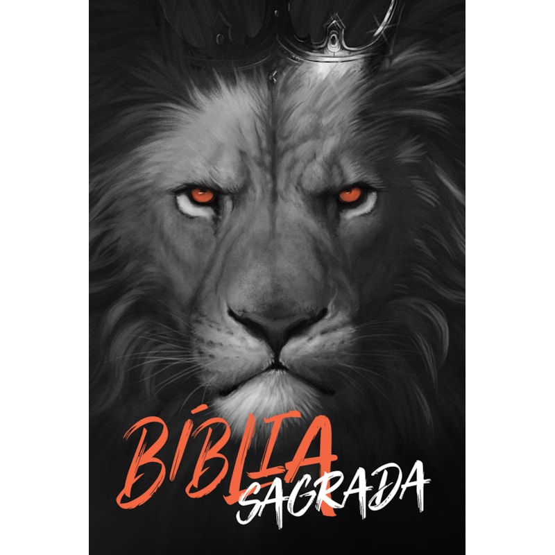 BÍBLIA NAA LEÃO PRETO E BRANCO - LETRA NORMAL: NOVA ALMEIDA ATUALIZADA