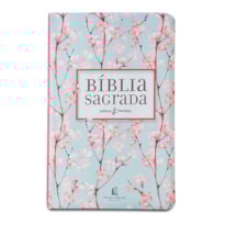 BÍBLIA NVI, CAPA FLEXÍVEL DE TECIDO, CEREJEIRA, LEITURA PERFEITA