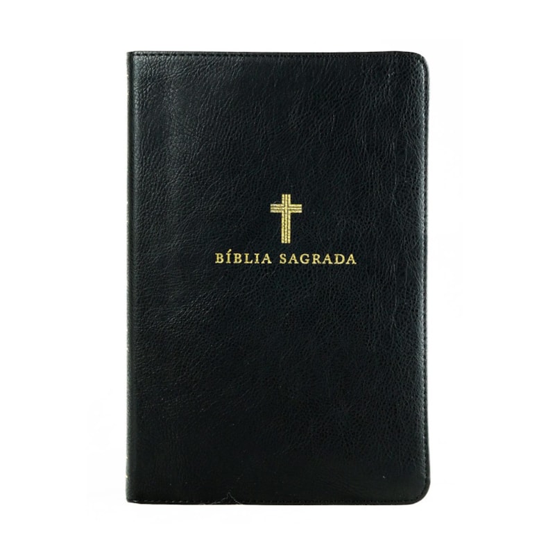 BÍBLIA NVI, CAPA LUXO PRETA, LETRA GRANDE, LEITURA PERFEITA