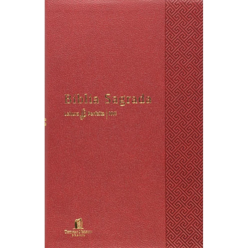 BÍBLIA NVI, CAPA LUXO VERMELHO, LEITURA PERFEITA