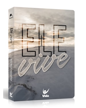 Bíblia NVI - Capa Semiluxo - Ele vive