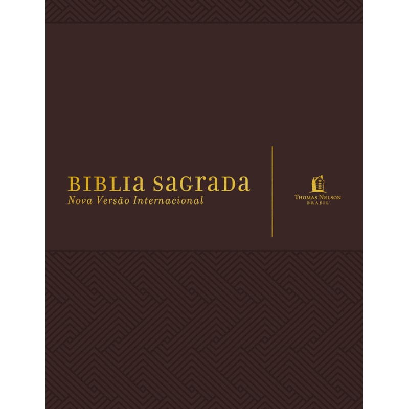 BÍBLIA NVI COM ESPAÇO PARA ANOTAÇÕES, CAPA LUXO MARROM, LEITURA PERFEITA