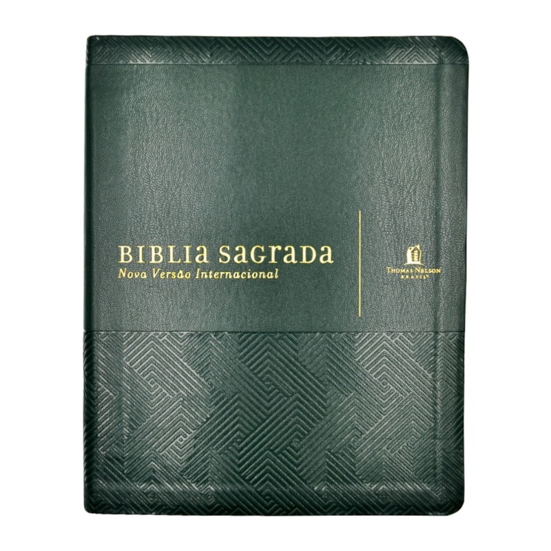 BÍBLIA NVI, COURO SOFT, VERDE, COM ESPAÇO PARA ANOTAÇÕES, LEITURA PERFEITA