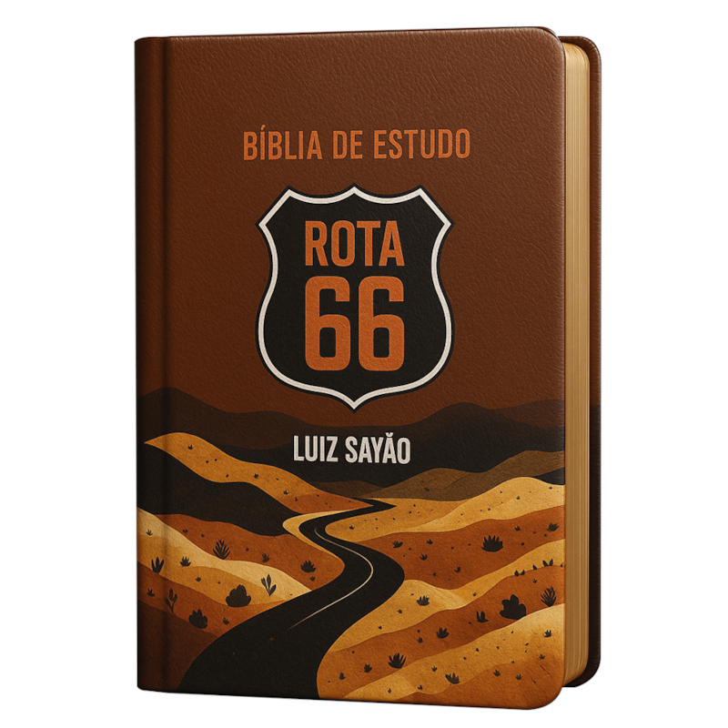 BÍBLIA NVI DE ESTUDO ROTA 66 - FLEXÍVEL: UMA JORNADA PROFUNDA PELAS ESCRITURAS, COM COMENTÁRIOS DE LUIZ SAYÃO