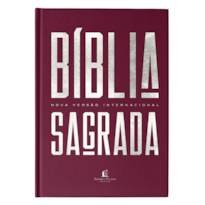 BÍBLIA NVI ECONÔMICA, CAPA DURA VINHO, PEDRA ANGULAR