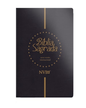 BÍBLIA NVI GIGANTE NOVO TESTAMENTO - 2 CORES LUXO PRETA