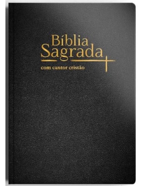 BÍBLIA NVI GRANDE COM CANTOR CRISTÃO LUXO PRETO