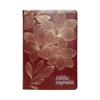 BÍBLIA NVI, LETRA GIGANTE, CAPA LUXO VINHO, LEITURA PERFEITA