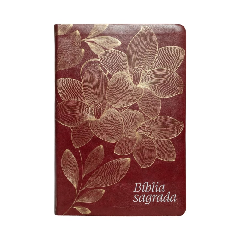 BÍBLIA NVI, LETRA GIGANTE, COURO-SOFT VINHO, LEITURA PERFEITA