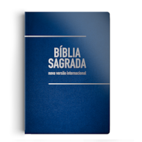 BÍBLIA NVI LETRA GIGANTE LUXO AZUL
