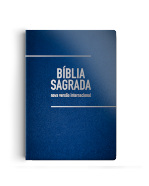 BÍBLIA NVI LETRA GIGANTE LUXO AZUL