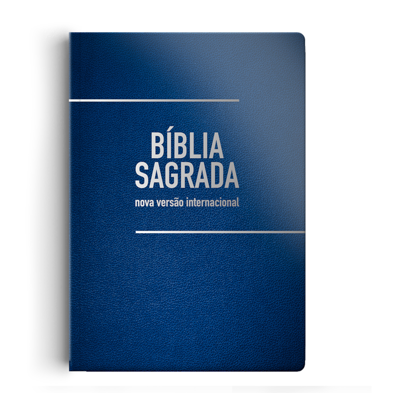 BÍBLIA NVI LETRA GIGANTE LUXO AZUL
