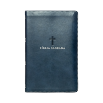 BÍBLIA NVI, LETRA GRANDE, CAPA LUXO AZUL, LEITURA PERFEITA: BÍBLIA SAGRADA NOVA VERSÃO INTERNACIONAL