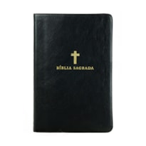 BÍBLIA NVI, LETRA GRANDE, CAPA LUXO PRETA, LEITURA PERFEITA