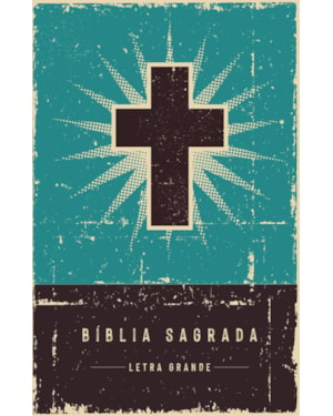 BÍBLIA NVI, LETRA GRANDE, FONTE LEITURA PERFEITA, CAPA DURA RETRÔ TURQUESA