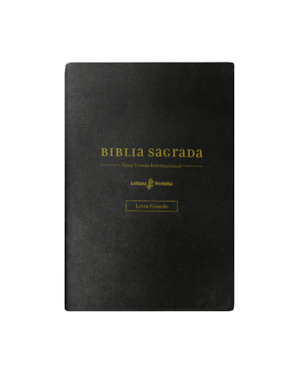 BÍBLIA NVI, LETRA GRANDE, FONTE LEITURA PERFEITA, COM ESPAÇO PARA ANOTAÇÕES, CAPA LUXO PRETA