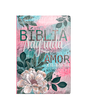BÍBLIA NVI LETRA NORMAL ESPECIAL - FLOR ARTÍSTICA: NOVO TESTAMENTO EM DUAS CORES